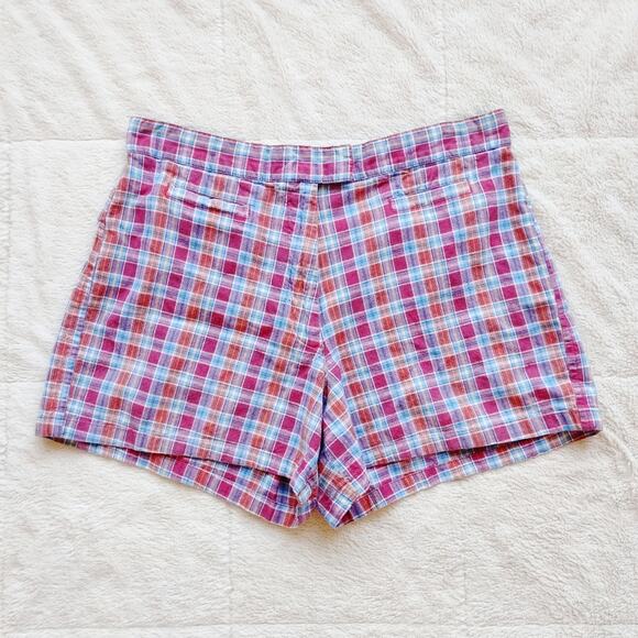 Tommy Hilfiger High Waisted Plaid Shorts - Picture 1 of 3